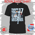 Official Kimitaka Tosshiro Thank You Kazuki Mishima 17 Shirt