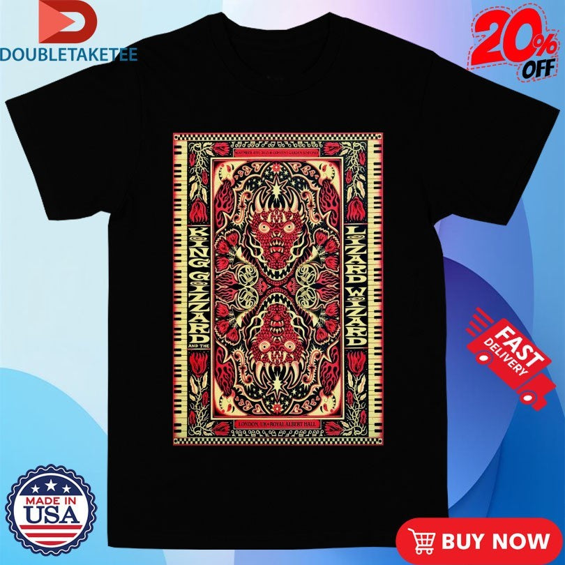 Official King Gizzard And The Lizard Wizard Tour London UK On Nov 4 2025 Shirts