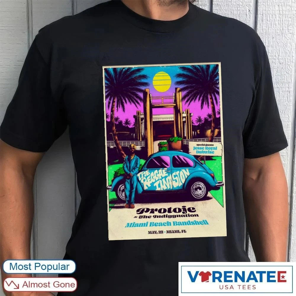 Official KingDigg May 2 2026 Miami Beach Bandshell Miami Beach FL Poster T-Shirt