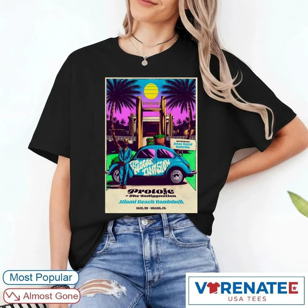 Official KingDigg May 2 2026 Miami Beach Bandshell Miami Beach FL Poster T-Shirt
