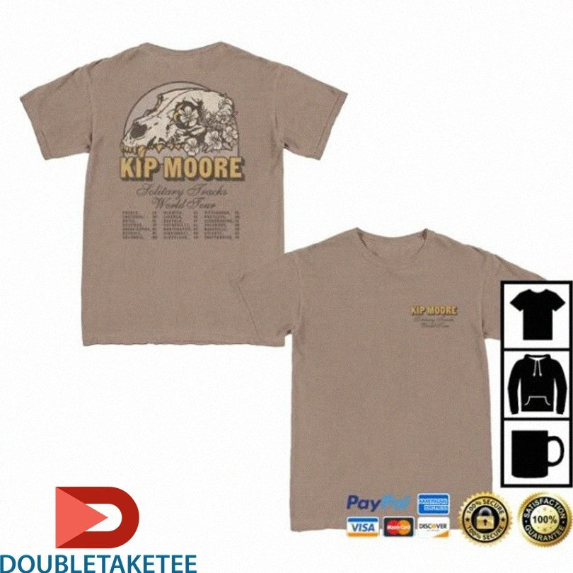 Official Kip Moore Solitary Tracks World Tour 2025 Shirts