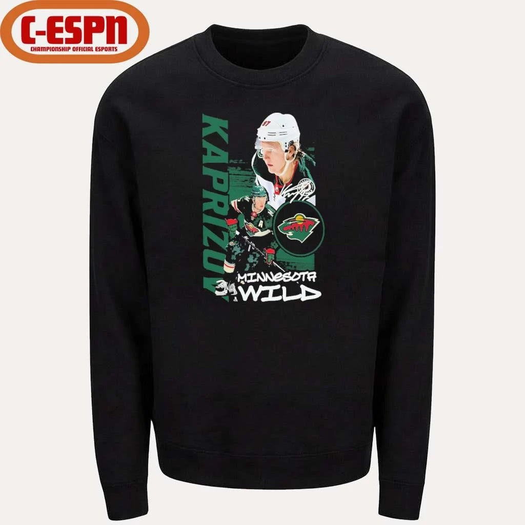 Official Kirill Kaprizov Minnesota Wild Vintage Playmaker T-Shirt