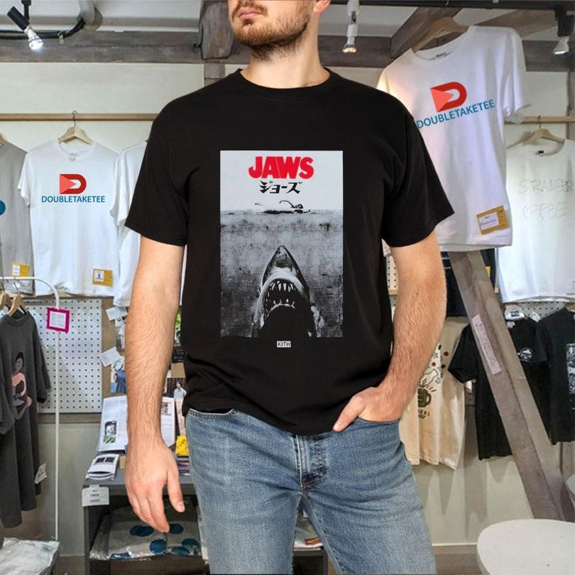 Official Kith For Jaws Japanese Swiming Photo Shirts