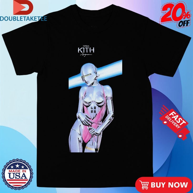 Official Kith For Nanzuka Gallery Sorayama Sexy Robot Shirts