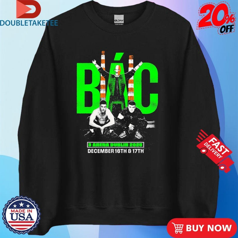 Official Kneecap BAC 3 Arena Dublin 2025 Shirts