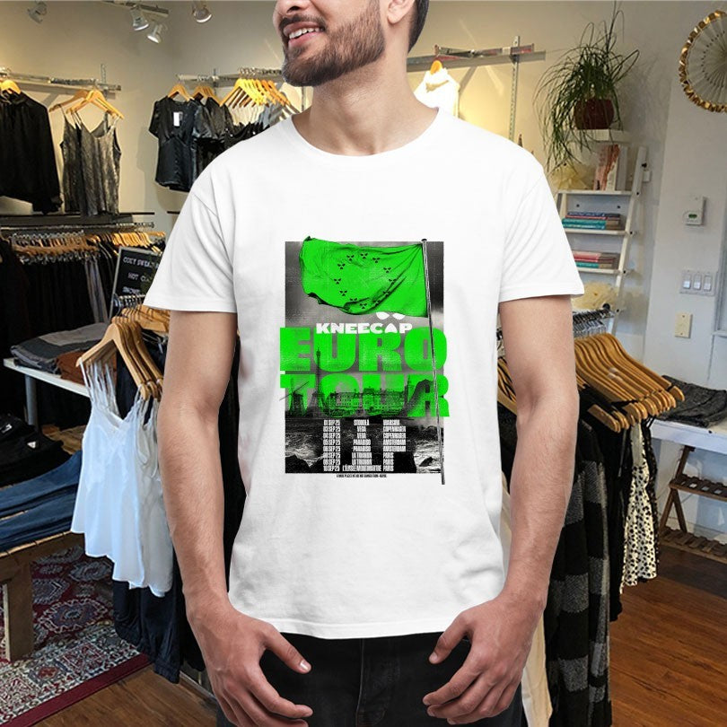 Official Kneecap Eu Tour 2025 And More Places We Are Not Banned From Maybe Flag Shirts