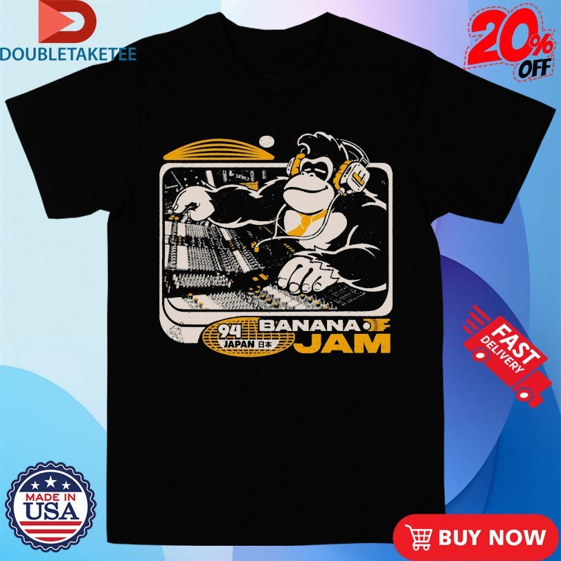 Official Kong Banana Jam 94 Japan Shirts