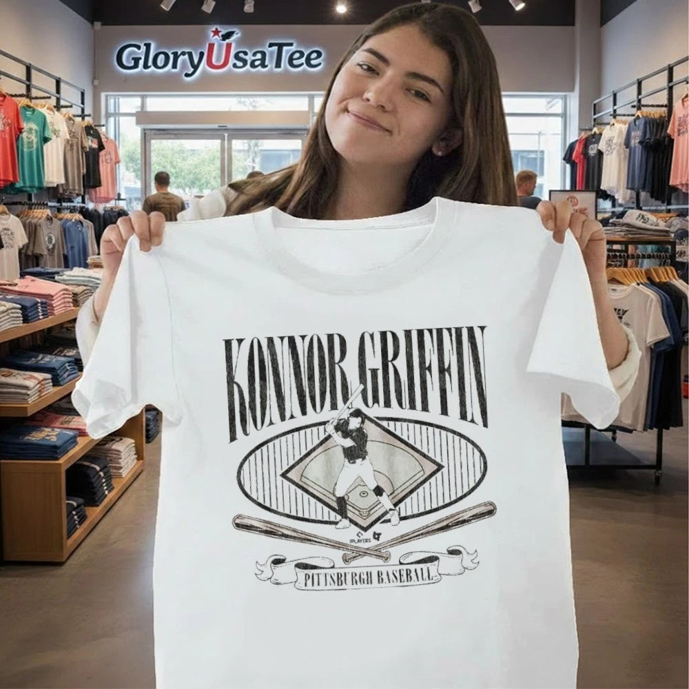 Official Konnor Griffin Pittsburgh Baseball Diamond Standouts Shirt
