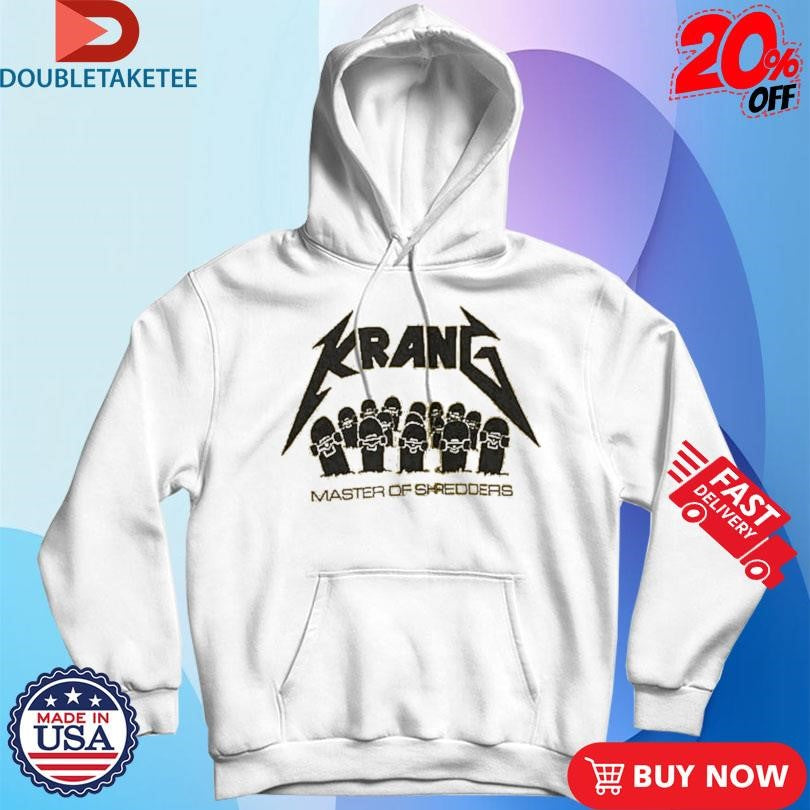 Official Krang Master Of Shredders Metal Rock Skateboards Shirts