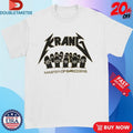 Official Krang Master Of Shredders Metal Rock Skateboards Shirts