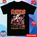 Official Kreator Pleasure To Kill Skeletons Shirts