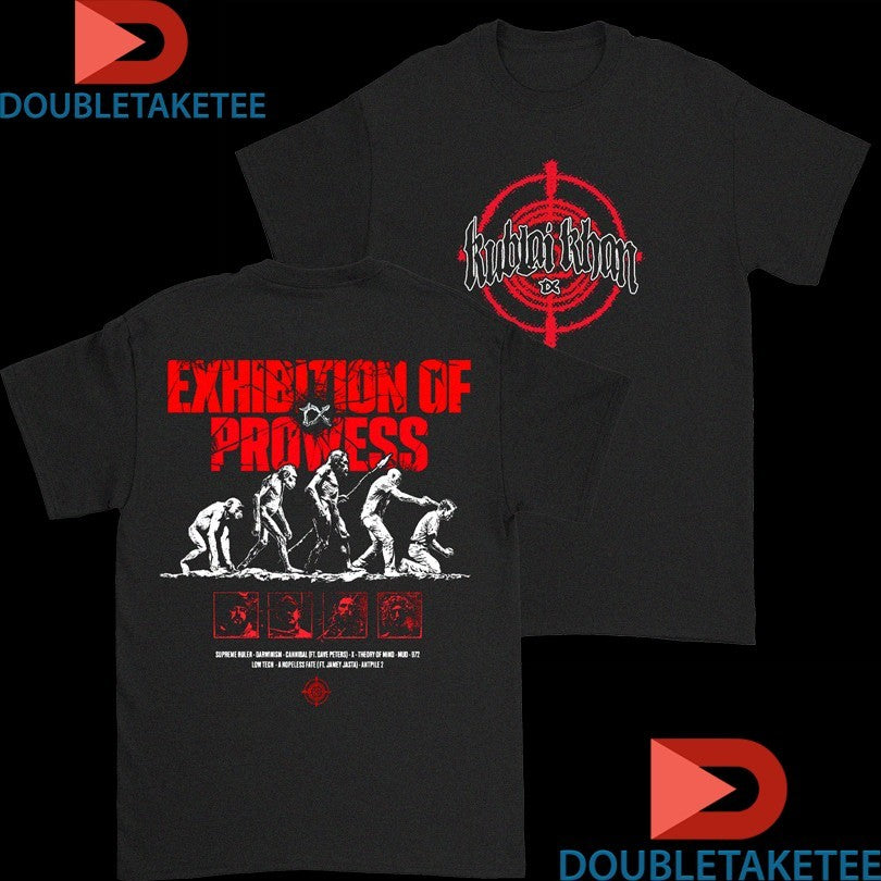 Official Kublai Khan Tx Exhibition Of Prowess Prowess Line Up Shirts