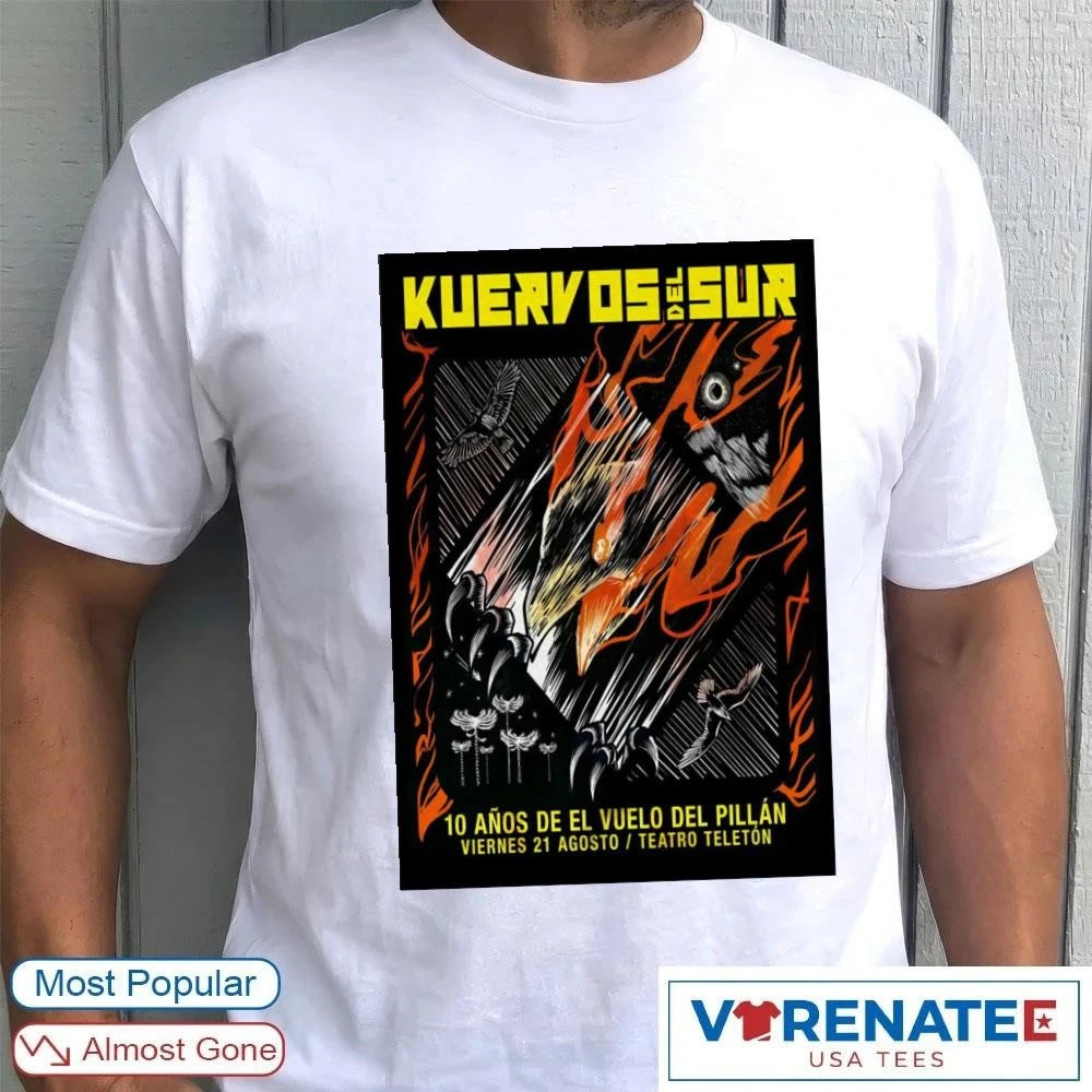 Official Kuervos Del Sur Teatro Teleton Santiago Chile August 21 2026 Poster T-Shirt