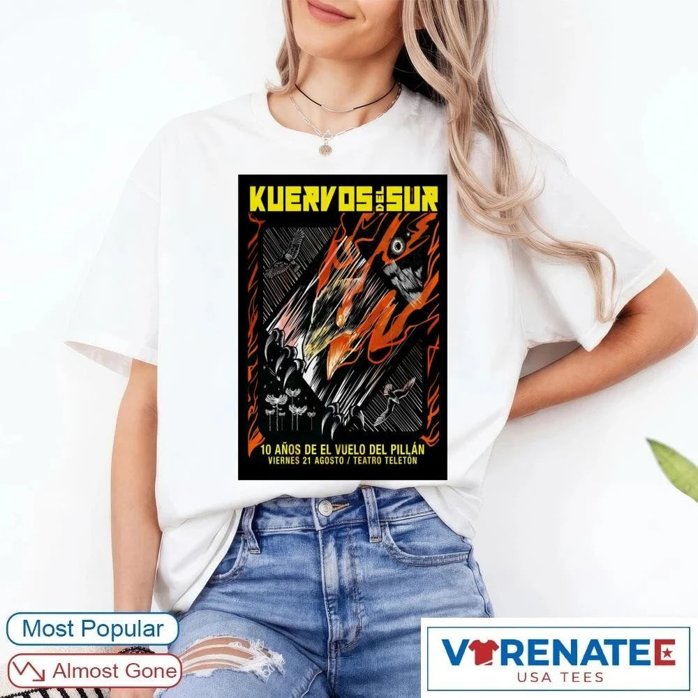 Official Kuervos Del Sur Teatro Teleton Santiago Chile August 21 2026 Poster T-Shirt