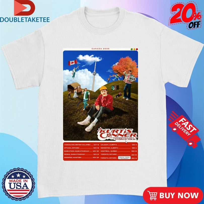 Official Kurtis Conner The Goodfellow World Tour 2025 Canada Shirts