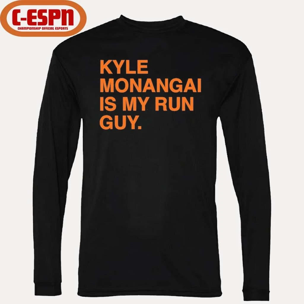 Official Kyle Monangai Is My Run Guy Shirt