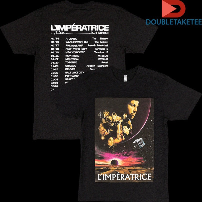 Official L’Impératrice Pulsar Tour 2024-2025 Shirts