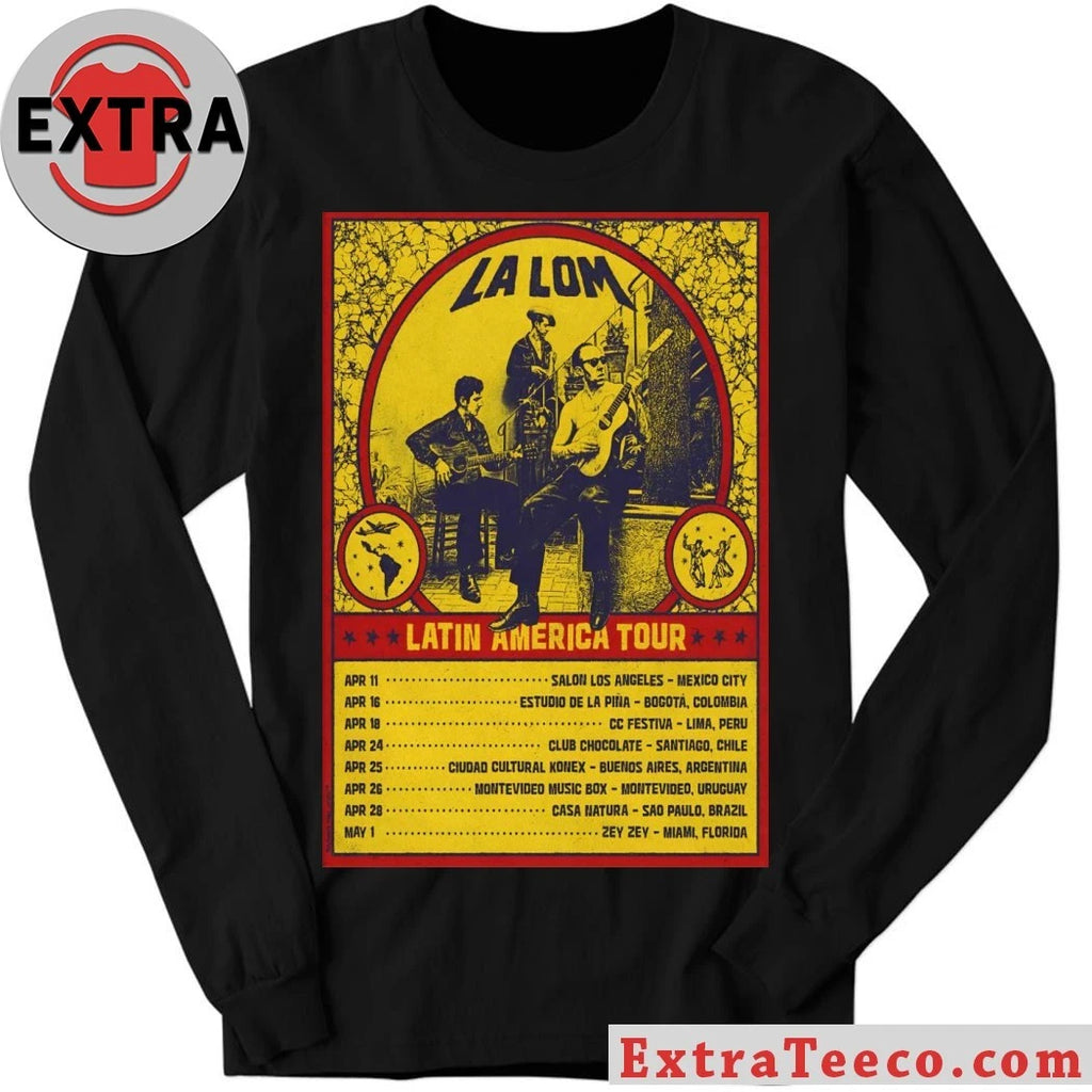 Official La Lom 2026 Latin America Shows Poster Shirt