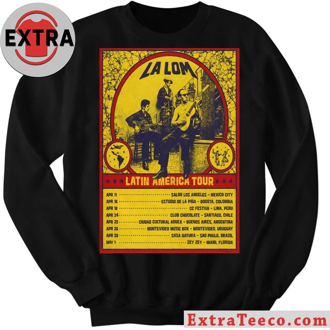 Official La Lom 2026 Latin America Shows Poster Shirt