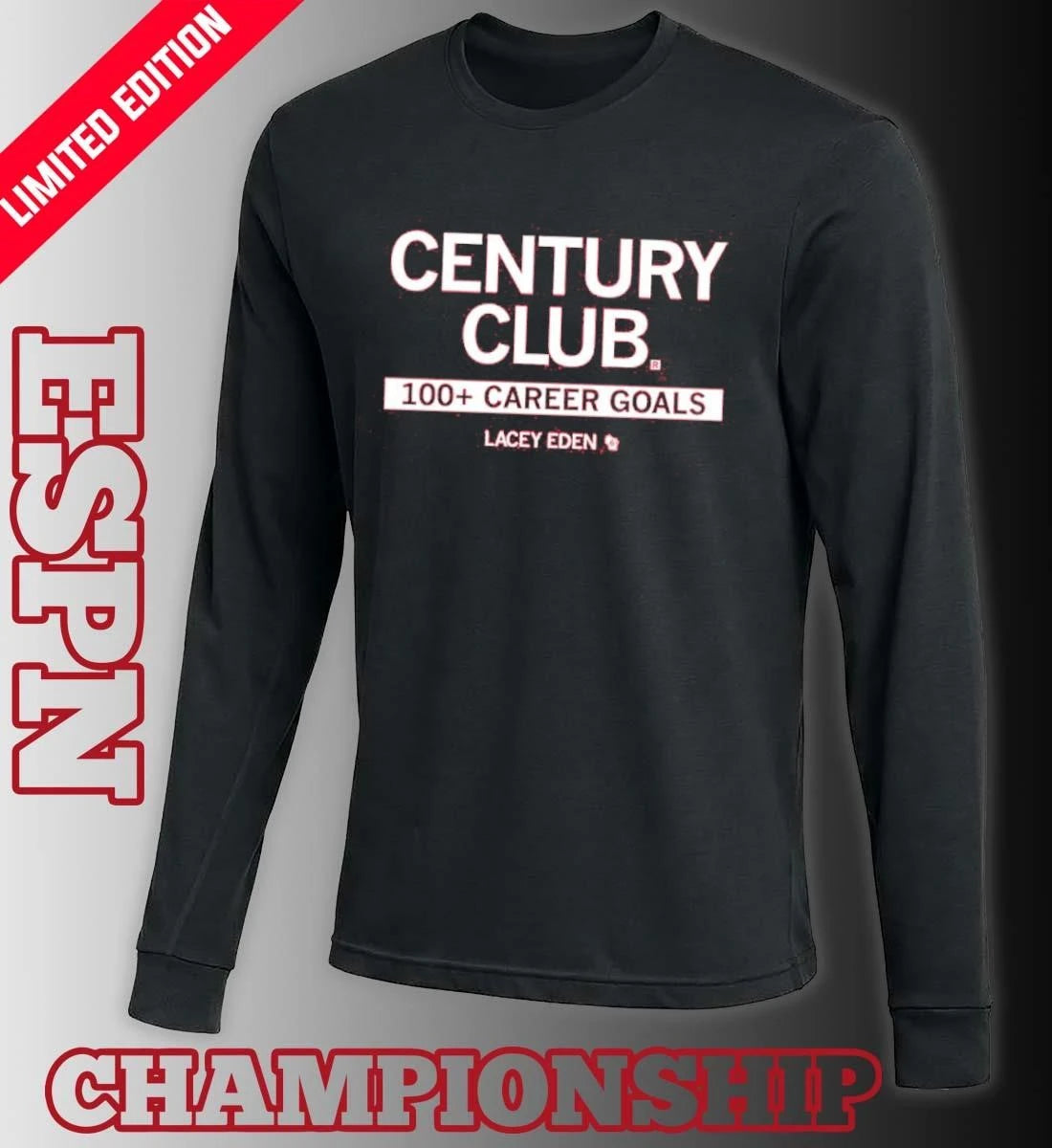 Official Lacey Eden Century Club 100 Career Goals Shirt