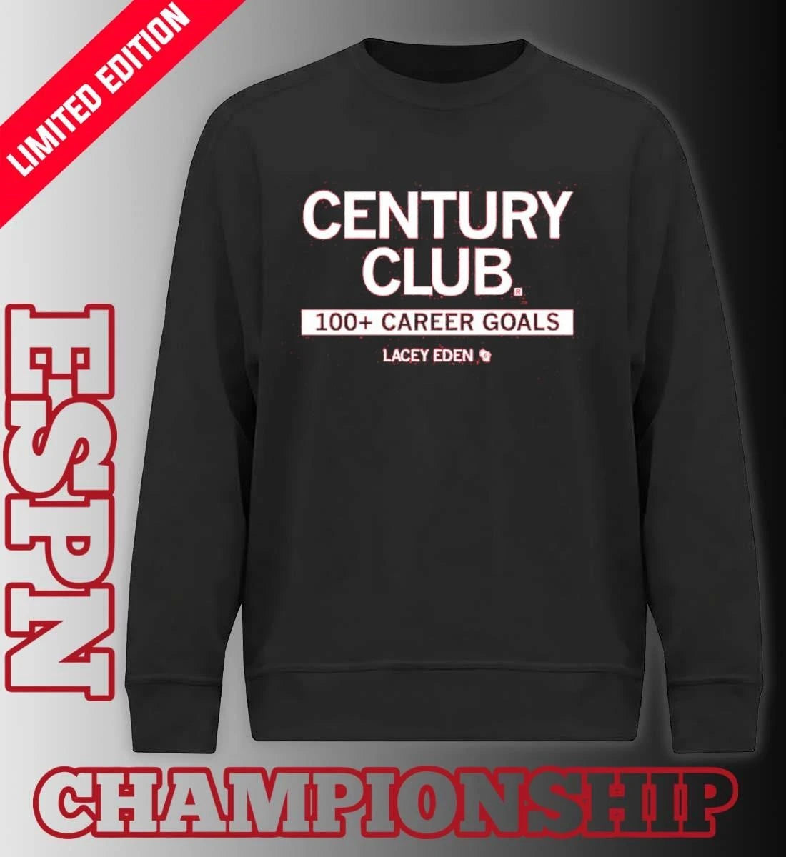 Official Lacey Eden Century Club 100 Career Goals Shirt