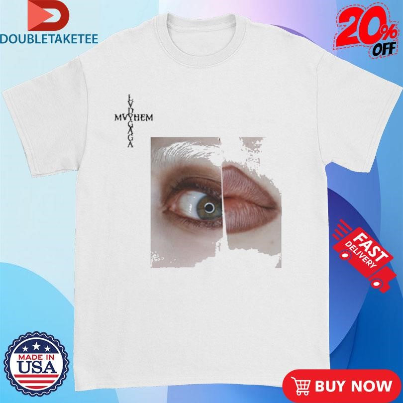 Official Lady Gaga Mayhem Close Up Photo Shirts