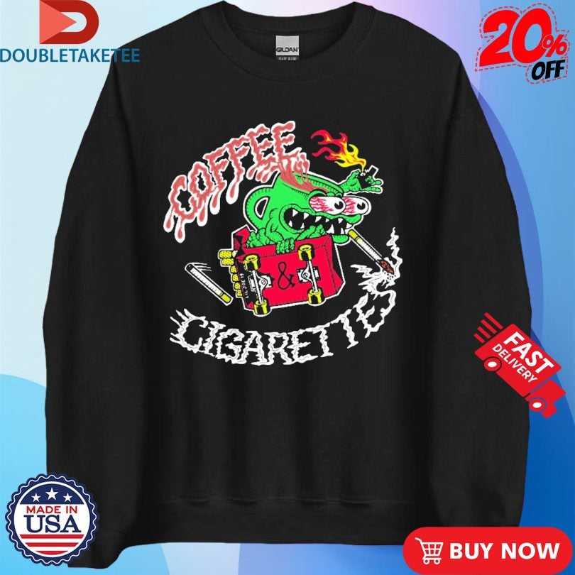 Official Lagwagon Coffee &amp; Cigarettes Fire Shirts