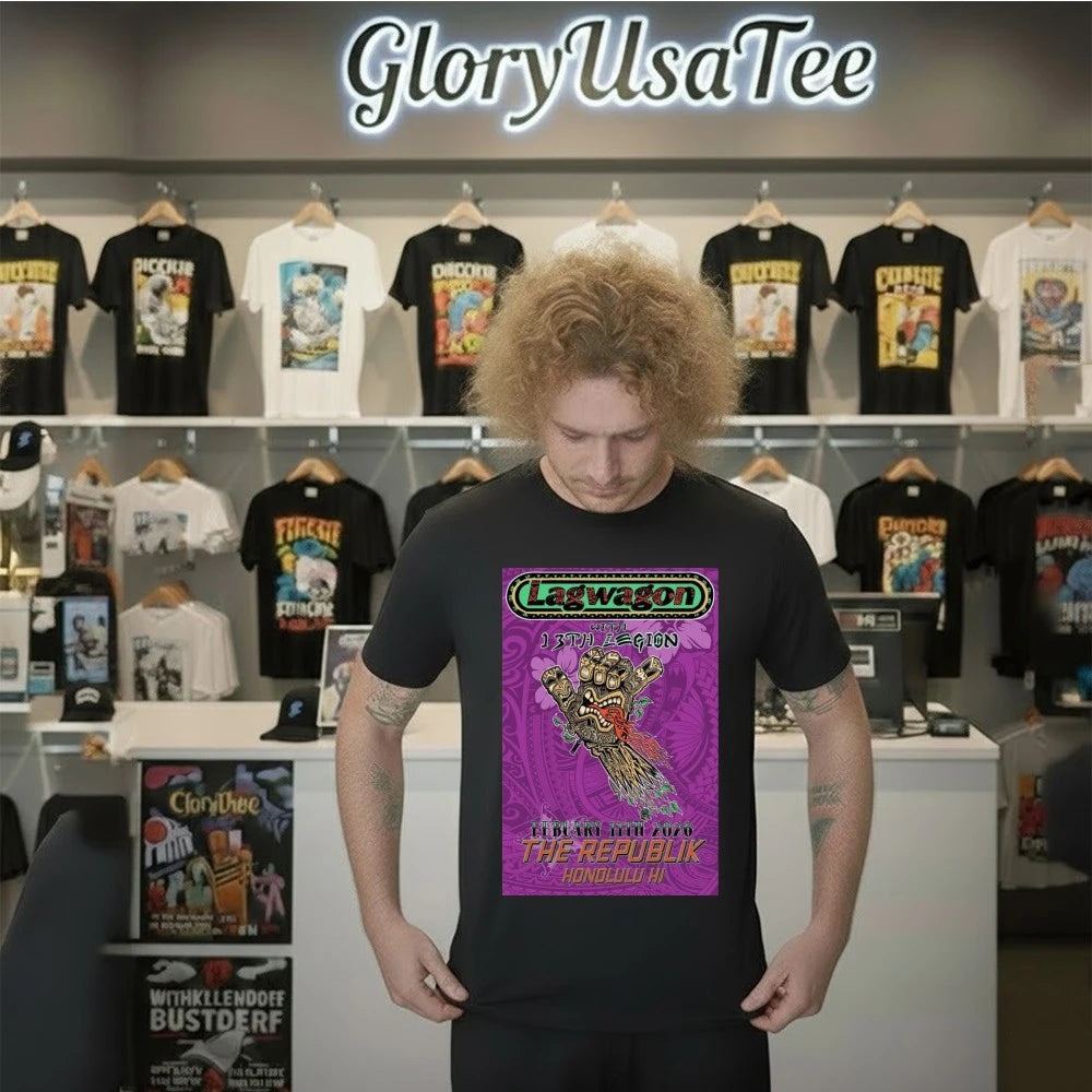Official Lagwagon Honolulu, HI February 11 2026 Concert Poster Shirt