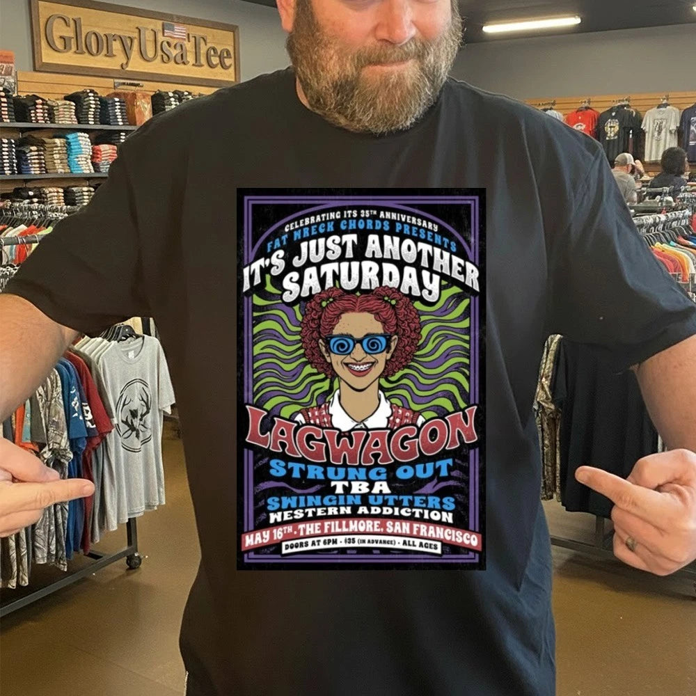 Official Lagwagon May 16 2026 The Fillmore, San Francisco Poster Shirt