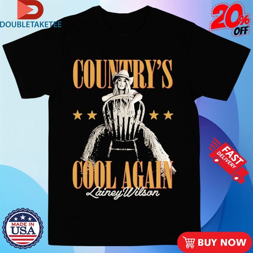 Official Lainey Wilson Country’s Cool Again Cowgirl Shirts