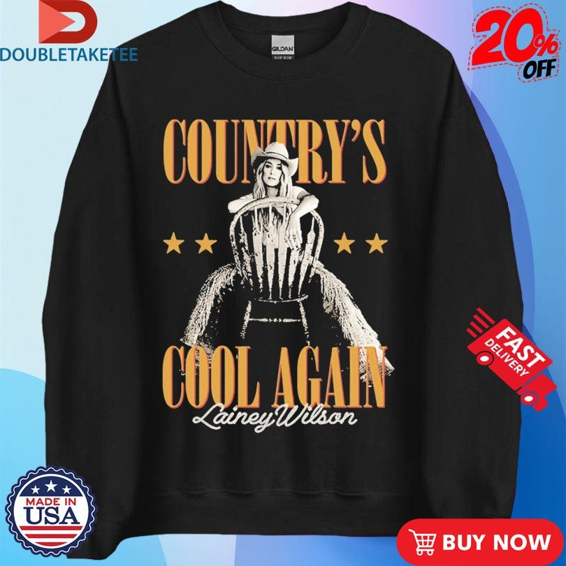 Official Lainey Wilson Country’s Cool Again Cowgirl Shirts