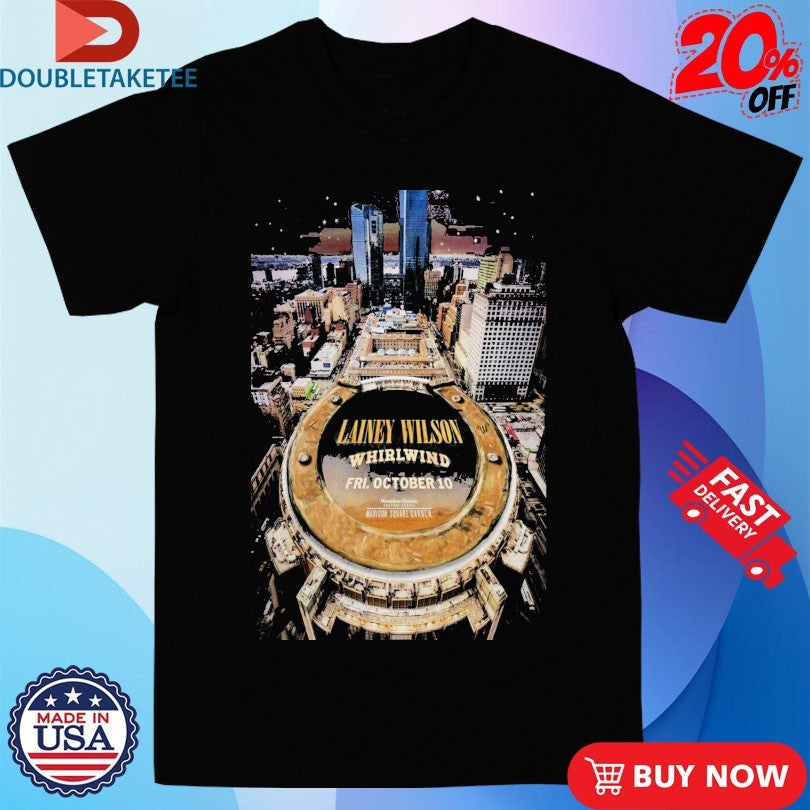 Official Lainey Wilson Whirlwind Oct 10 2025 Madison Square Garden T-Shirt