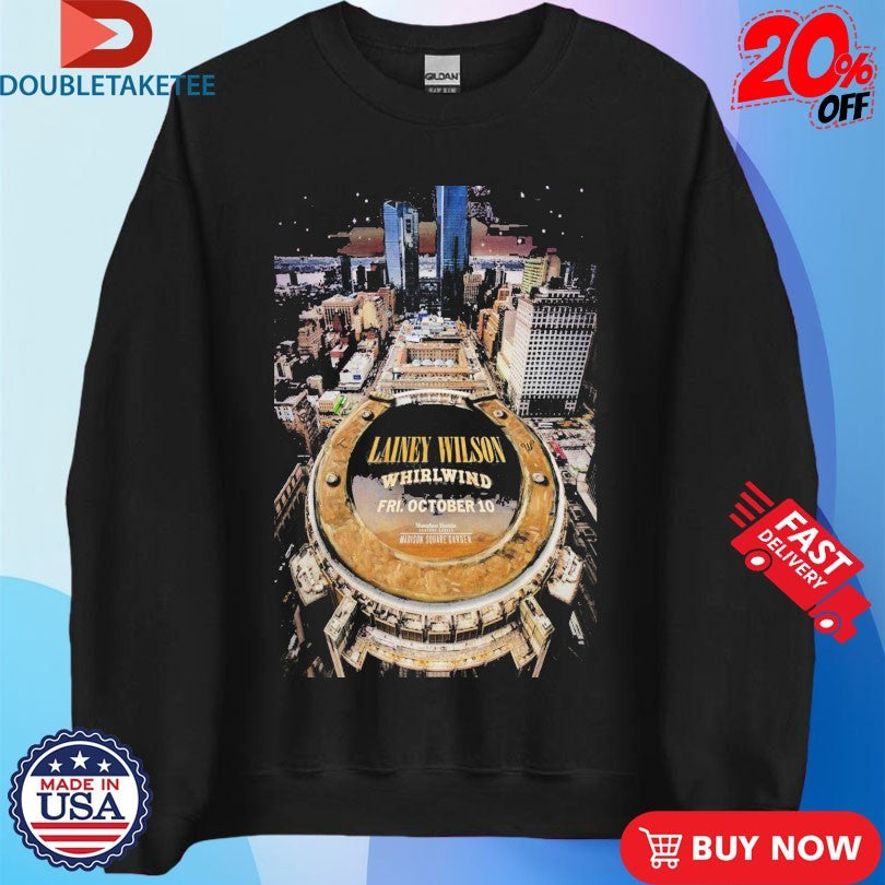 Official Lainey Wilson Whirlwind Oct 10 2025 Madison Square Garden T-Shirt