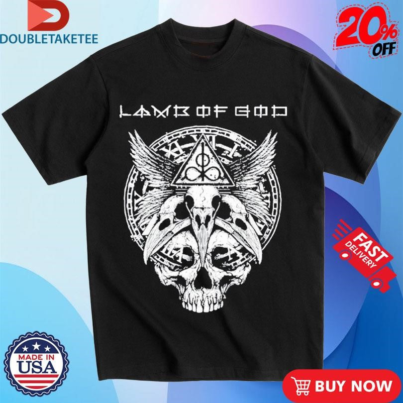 Official Lamb Of God Time Skull Shirts