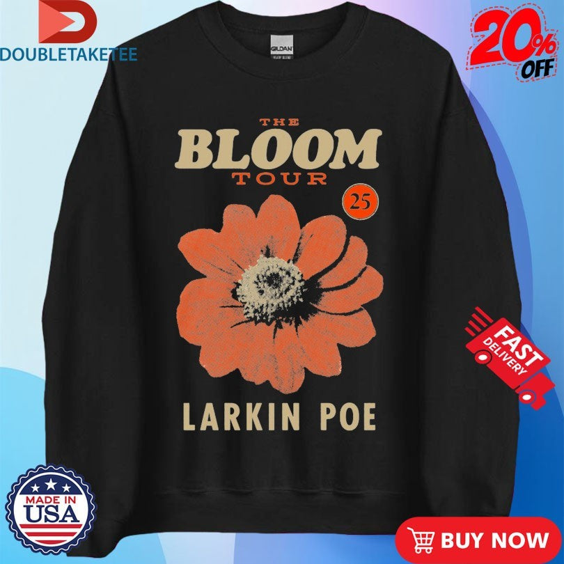 Official Larkin Poe The Bloom Tour US + CA 2025 Shirts