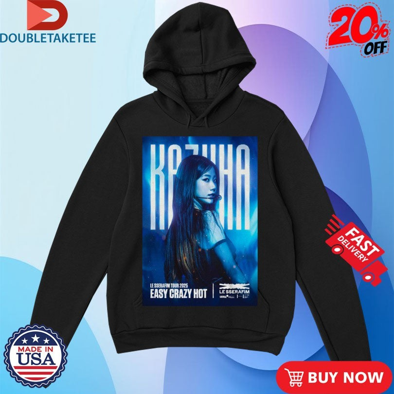 Official Le Sserafim Easy Crazy Hot US Tour 2025 Shirts