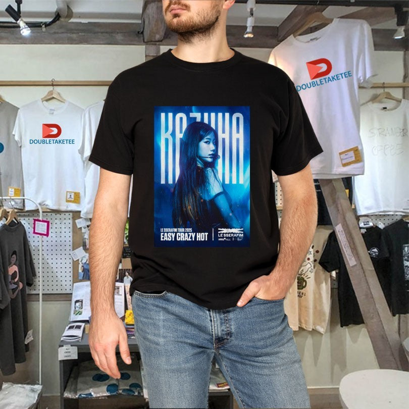 Official Le Sserafim Easy Crazy Hot US Tour 2025 Shirts