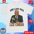 Official Lee Corso One Last Pick Michigan Wolverines Helmet Shirts
