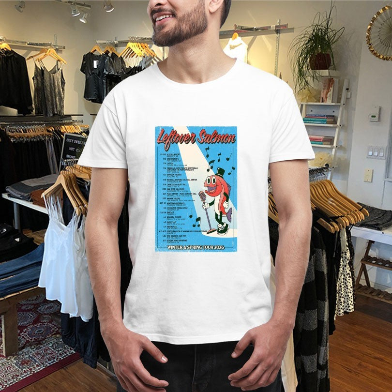 Official Leftover Salmon Winter &amp; Spring Tour 2026 Shirts