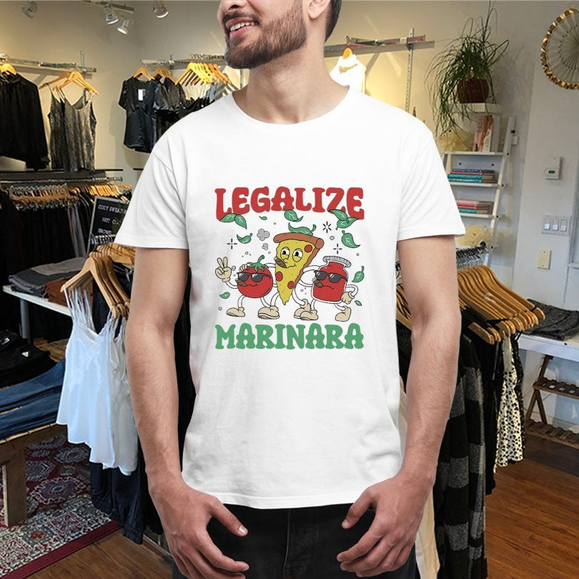 Official Legalize Marinara Pizza Tomato Shirts