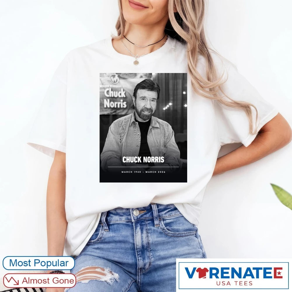Official Legend Chuck Norris March 1940 – March 2026 T-Shirt