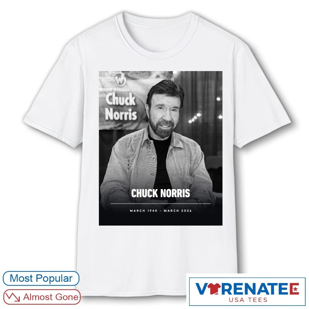 Official Legend Chuck Norris March 1940 – March 2026 T-Shirt