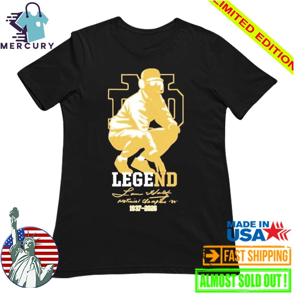 Legend Lou Holtz National Champions ’86 1937-2026 Shirt