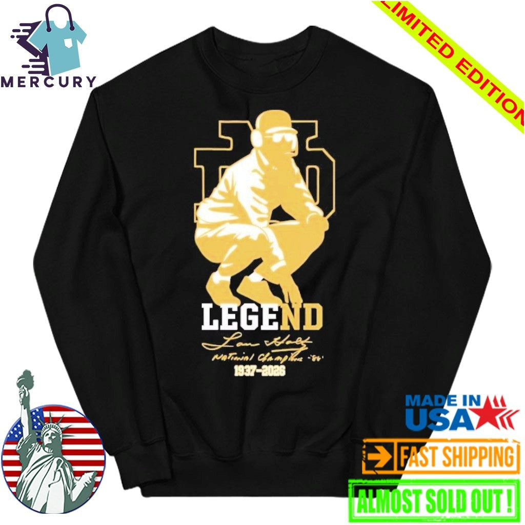 Legend Lou Holtz National Champions ’86 1937-2026 Shirt