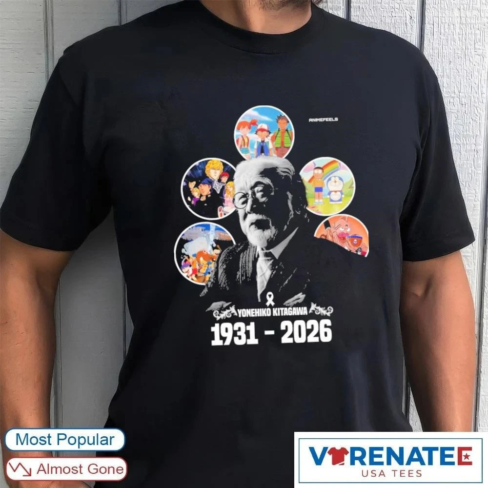 Official Legend Yonehiko Kitagawa 1931-2026 T-Shirt
