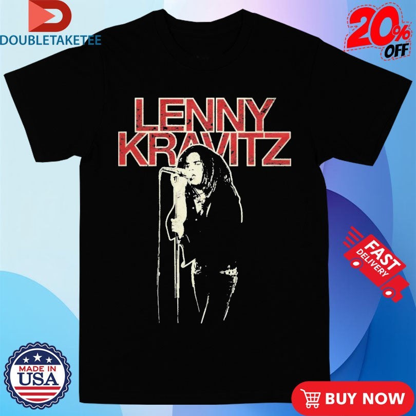 Official Lenny Kravitz Mic Pose Shirts
