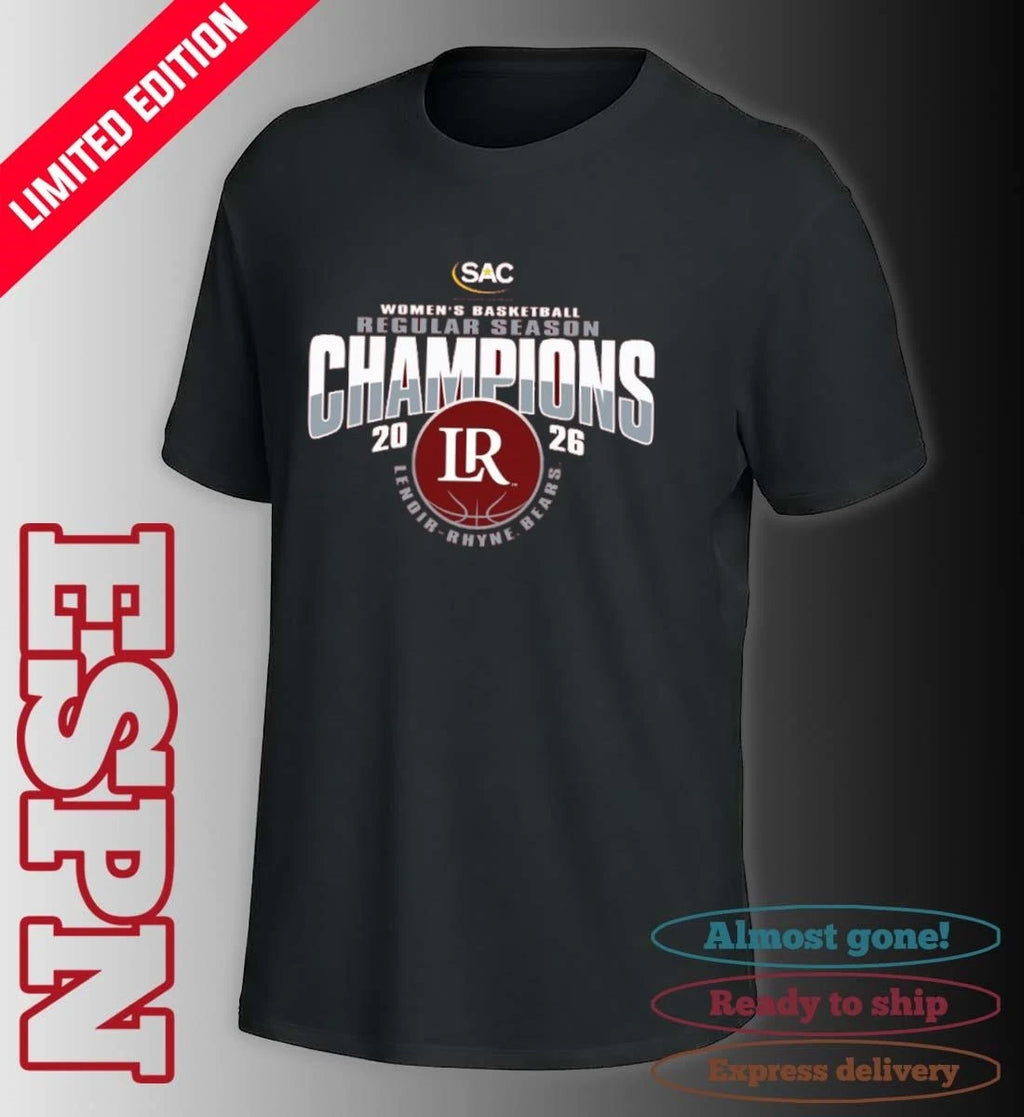 Official Lenoir-Rhyne University Women’s Basketball 2026 Regular Season Champions T-Shirt