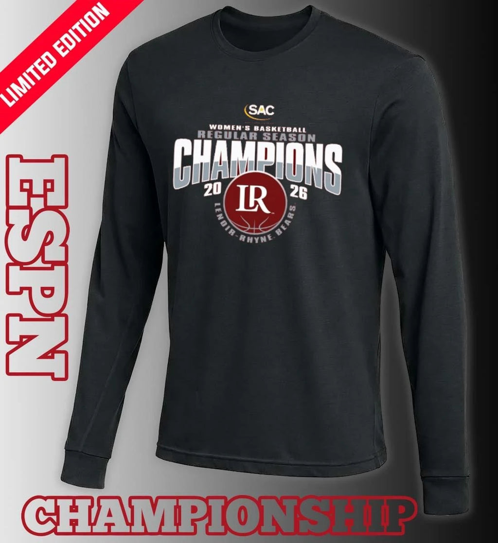Official Lenoir-Rhyne University Women’s Basketball 2026 Regular Season Champions T-Shirt
