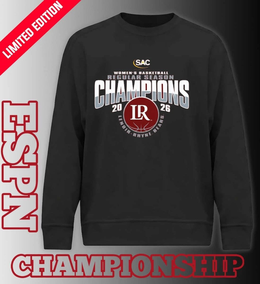 Official Lenoir-Rhyne University Women’s Basketball 2026 Regular Season Champions T-Shirt
