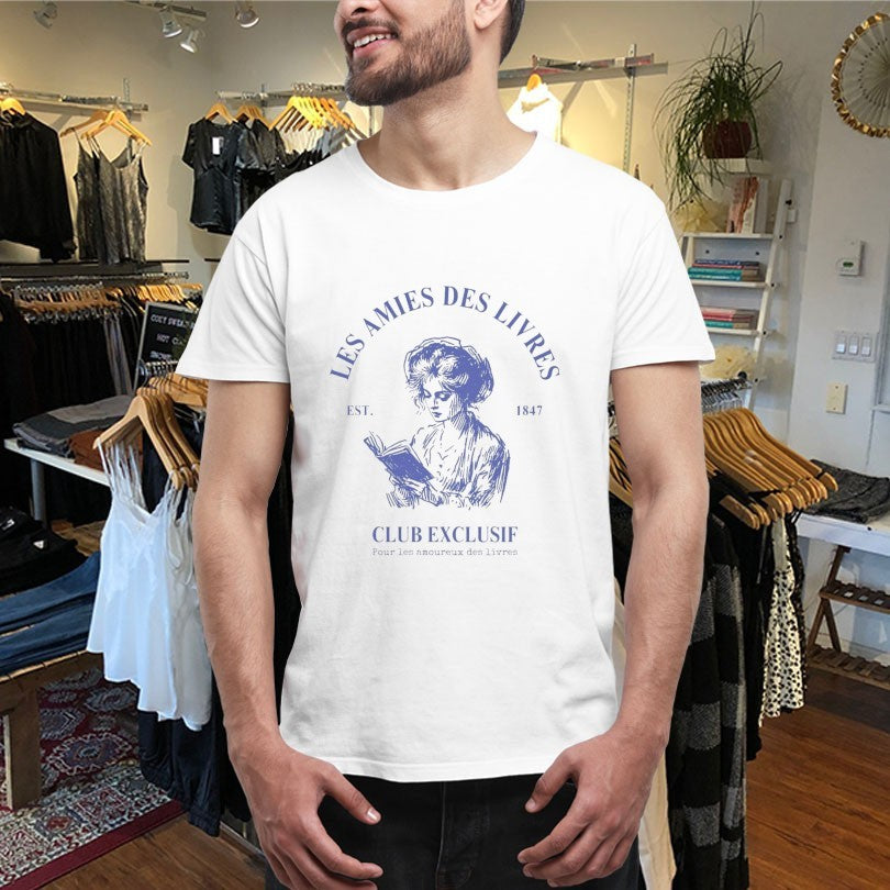 Official Les Amies Des Livres Club Exclusif Est 1847 French Shirts